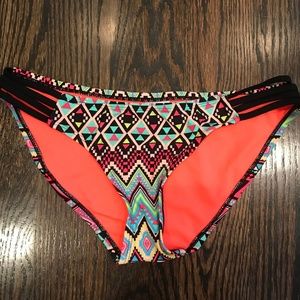 Tribe print bikini bottom